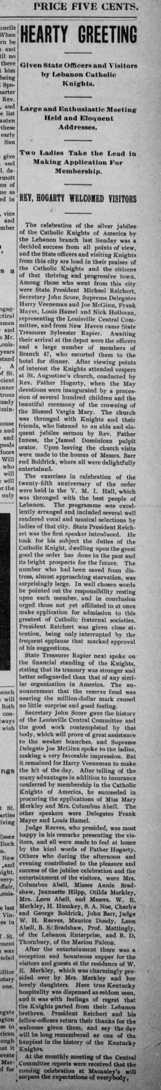 other Newspaper clipping from May 10, 1902 5719892