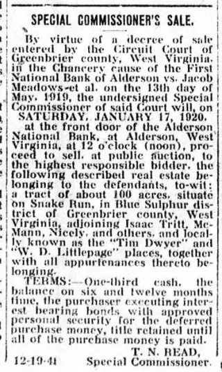 other Newspaper clipping from Dec 19, 1919 5720323