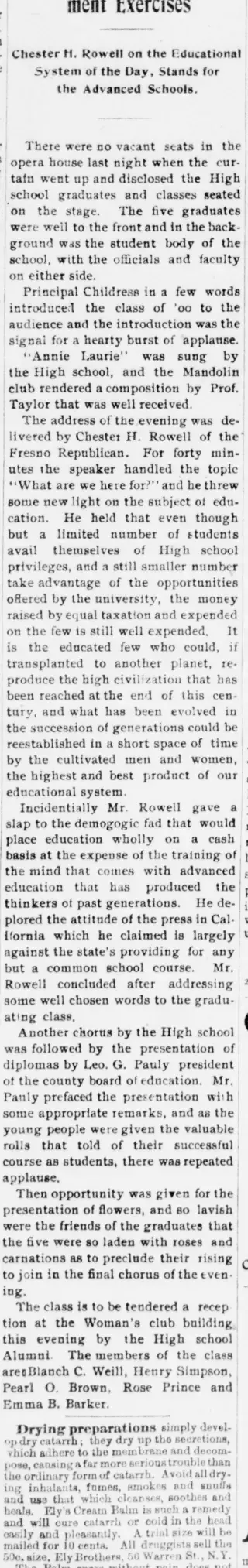 other Newspaper clipping from Jun 1, 1900 5720403
