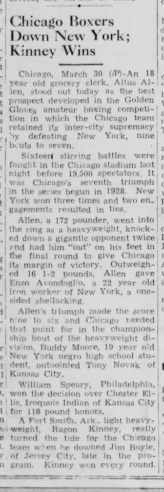 other Newspaper clipping from Mar 30, 1939 5720461