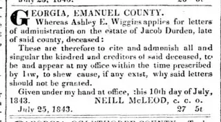 other Newspaper clipping from Aug 1, 1843 5720860