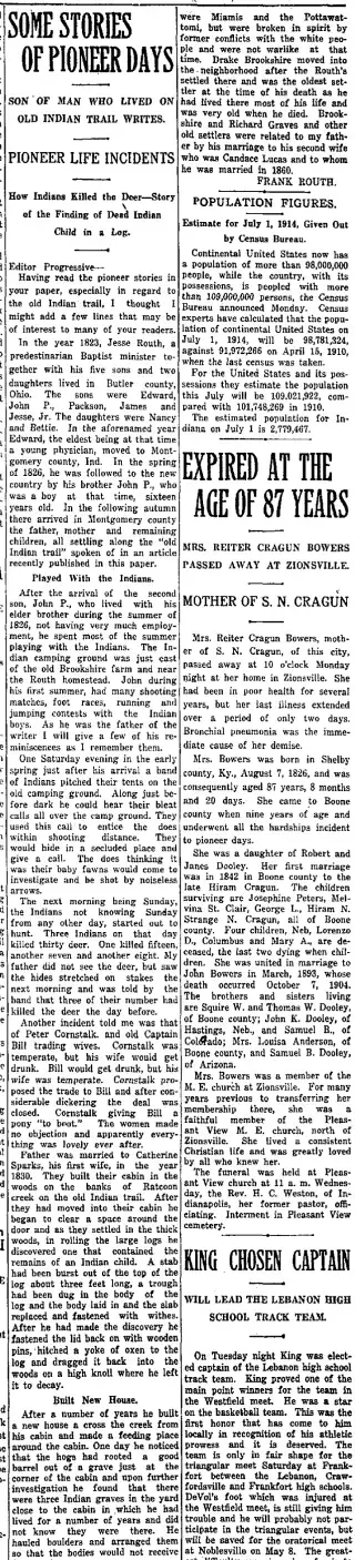 other Newspaper clipping from Apr 30, 1914 5720870