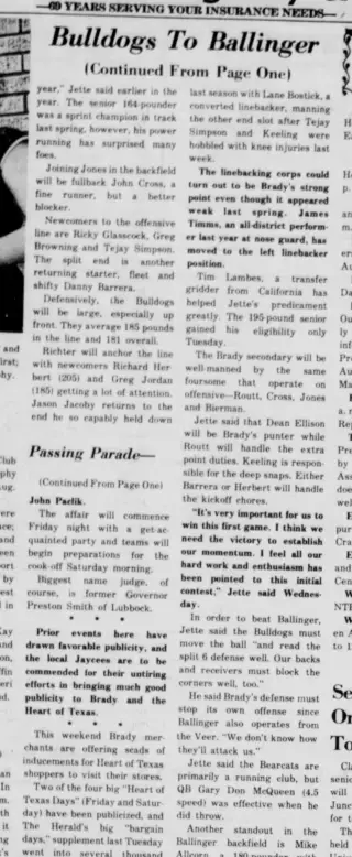 other Newspaper clipping from Aug 30, 1977 5721191