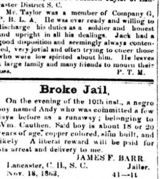 other Newspaper clipping from Nov 18, 1863 5721509