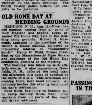 other Newspaper clipping from Aug 19, 1921 5721553