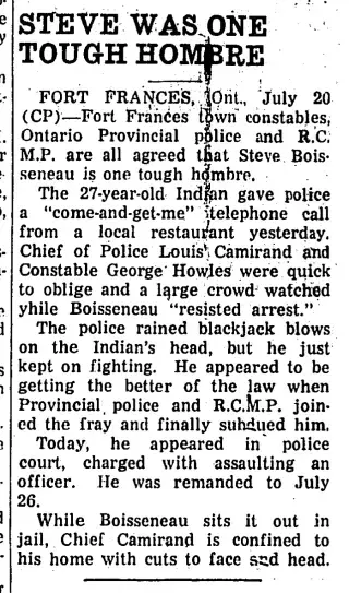 other Newspaper clipping from Jul 20, 1946 5721668