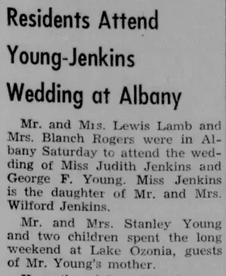 Marriage Newspaper clipping from Jul 5, 1961 5721710