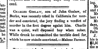 Crime Newspaper clipping from Apr 7, 1887 5721901