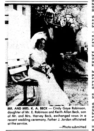 Marriage Newspaper clipping from Jul 28, 1977 5721938