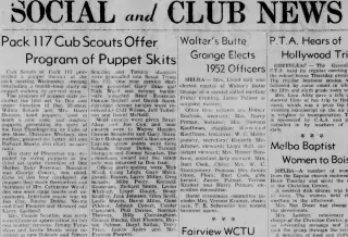 other Newspaper clipping from Nov 24, 1951 5722003