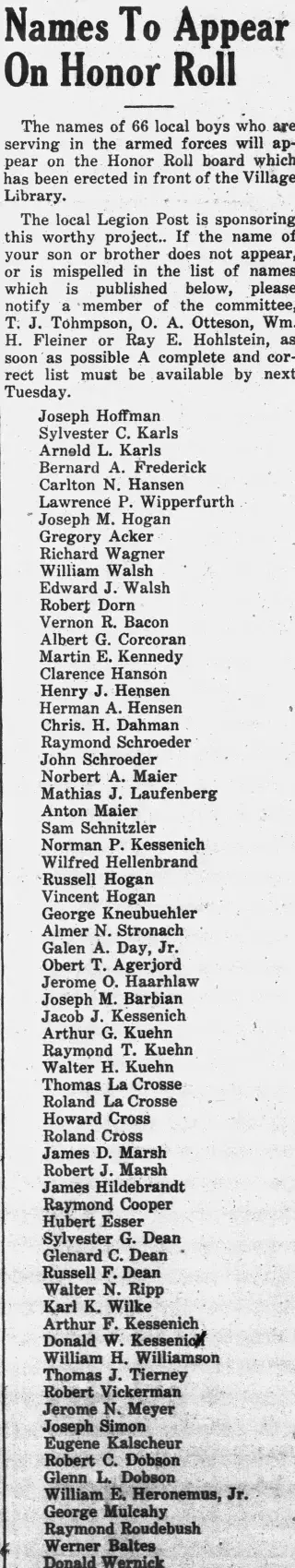 other Newspaper clipping from Aug 20, 1946 5722476
