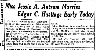 Marriage Newspaper clipping from Dec 23, 1930 5722479