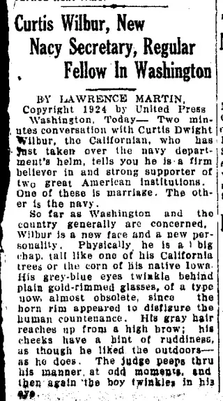 other Newspaper clipping from Mar 26, 1924 5722546
