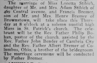 Marriage Newspaper clipping from Sep 12, 1912 5722610
