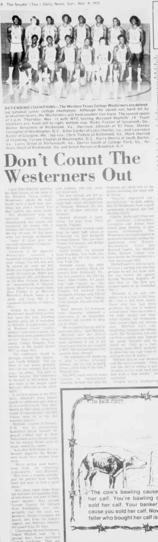 other Newspaper clipping from Nov 9, 1975 5722979