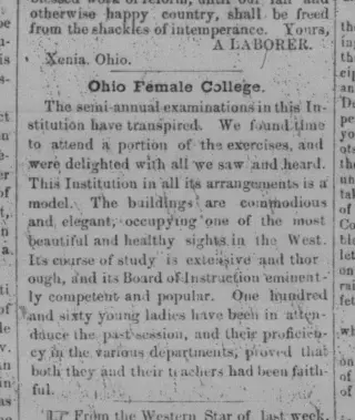 other Newspaper clipping from Feb 20, 1852 5723002