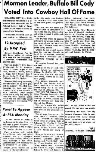 other Newspaper clipping from Jan 19, 1958 5723017