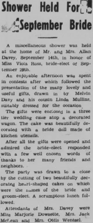 other Newspaper clipping from Sep 20, 1951 5723278