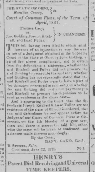 other Newspaper clipping from Jul 28, 1821 5723310