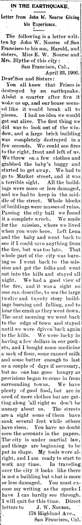 other Newspaper clipping from May 4, 1906 5723414