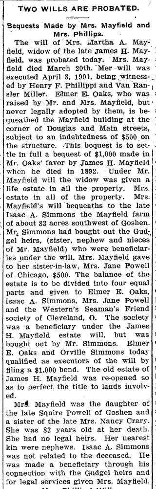 other Newspaper clipping from Apr 3, 1907 5723552