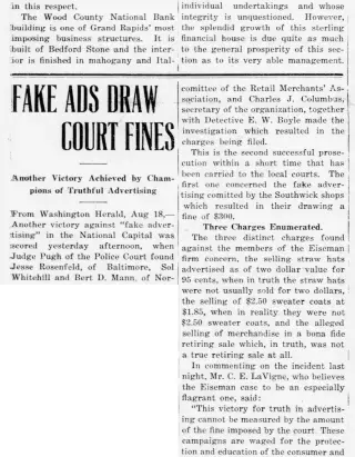 other Newspaper clipping from Aug 23, 1917 5723576