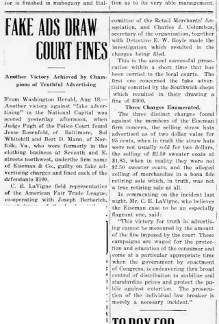 other Newspaper clipping from Aug 23, 1917 5723580