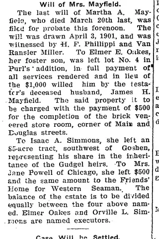 other Newspaper clipping from Apr 5, 1907 5723649