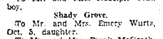 Birth Newspaper clipping from Oct 7, 1931 5723790