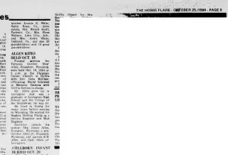 other Newspaper clipping from Oct 25, 1984 5723805