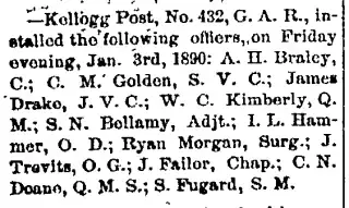 General news Newspaper clipping from Jan 10, 1890 5723849