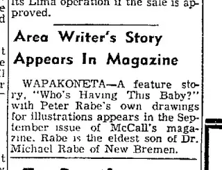 other Newspaper clipping from Aug 25, 1954 5723901