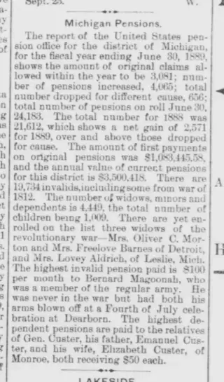other Newspaper clipping from Sep 27, 1889 5723913