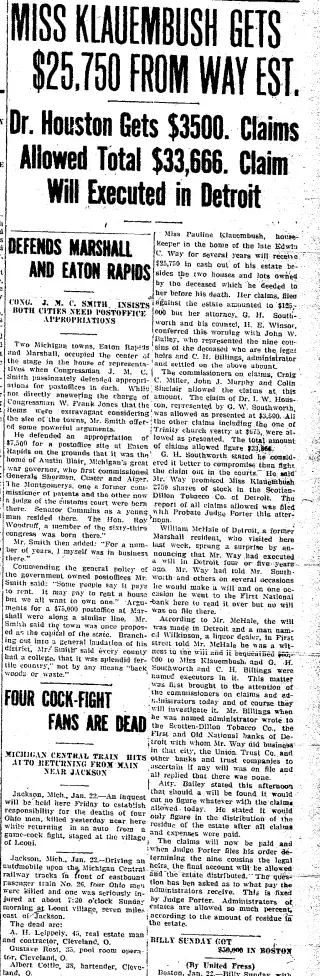 other Newspaper clipping from Jan 22, 1917 5724009