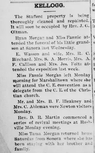other Newspaper clipping from Oct 27, 1898 5724062