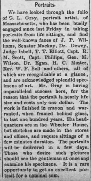 other Newspaper clipping from Aug 25, 1887 5724561