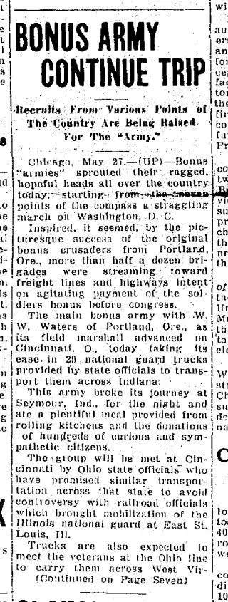 other Newspaper clipping from May 27, 1932 5724577