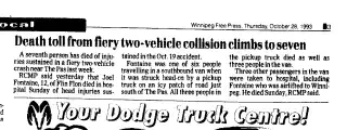 other Newspaper clipping from Oct 28, 1993 5724600