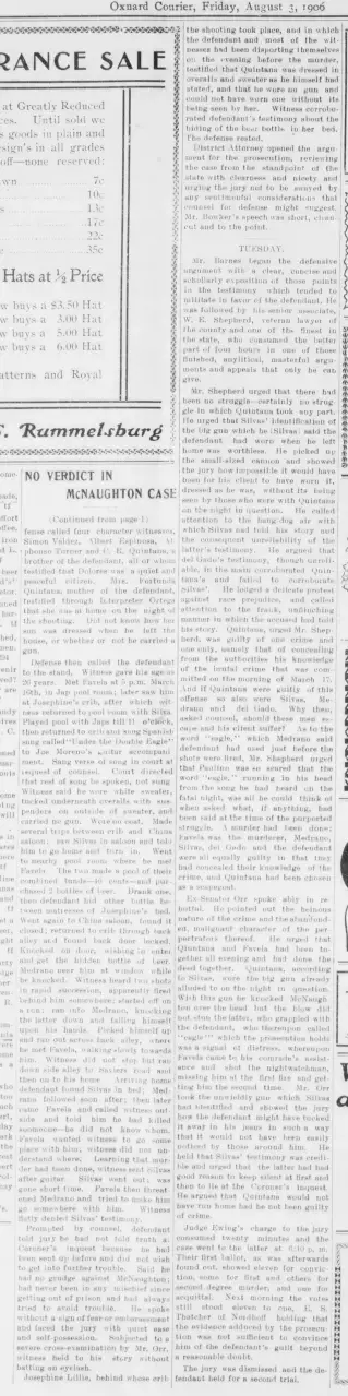 other Newspaper clipping from Aug 3, 1906 5724854