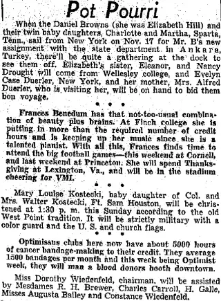 other Newspaper clipping from Nov 4, 1951 5725000