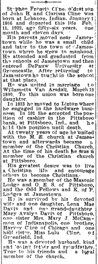 other Newspaper clipping from Feb 24, 1922 5725059