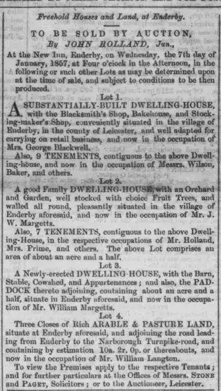 other Newspaper clipping from Jan 2, 1857 5725184