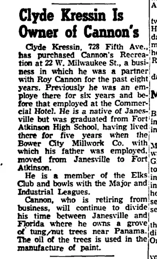 Business Newspaper clipping from Feb 10, 1953 5725261