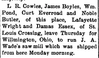 other Newspaper clipping from Feb 12, 1896 5725335
