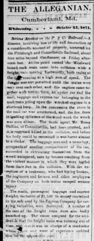 other Newspaper clipping from Oct 25, 1871 5725404