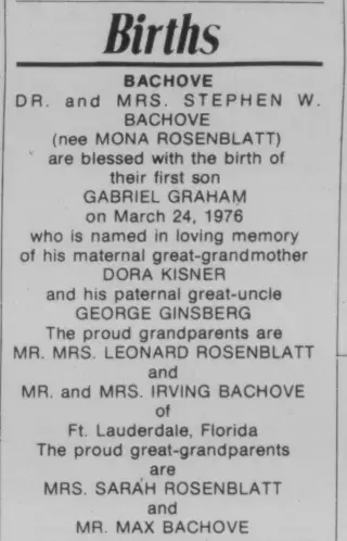 Birth Newspaper clipping from Apr 2, 1976 5725436