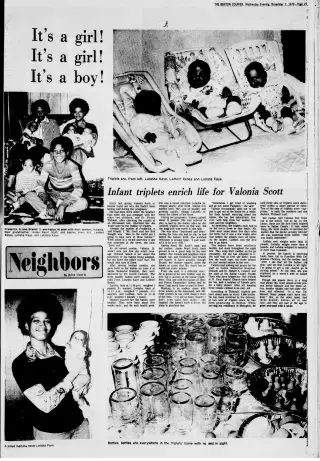Birth Newspaper clipping from Nov 7, 1979 5725487