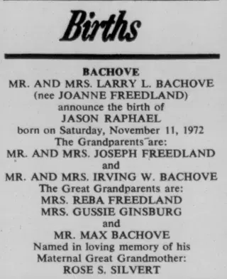Birth Newspaper clipping from Dec 8, 1972 5725485