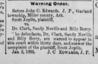 Crime Newspaper clipping from Jan 6, 1893 5725527
