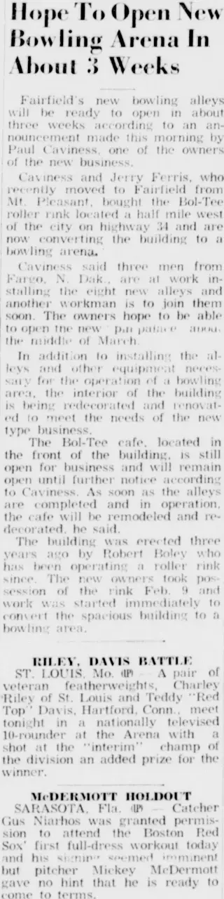 other Newspaper clipping from Feb 25, 1953 5725653